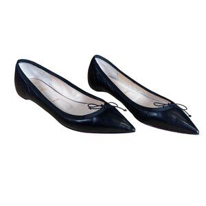 Christian Louboutin Solasofia Flat Nappa GG Fashion Corde Black Size EU 39 US 9